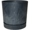 Кашпо с прикрепленным поддоном Prosperplast TUBO P EFFECT d39, h37.5 см антрацит DPOP400E-S433 067790 1