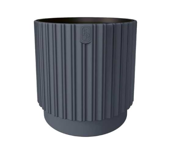 Кашпо FormPlastic 5270 014 MIKA CYLI d29см h30см 17,24/5.5л антрацит с вкладышем 070694