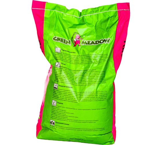 Семена GREEN MEADOW Декоративный стандартный газон 10 кг 4607160330594