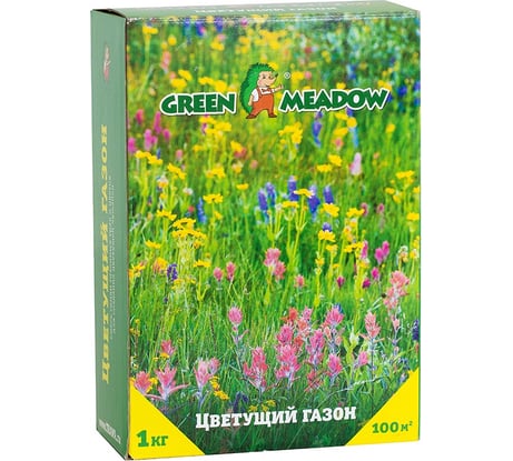 Семена газона GREEN MEADOW Цветущий мавританский газон 1 кг 4607160330860