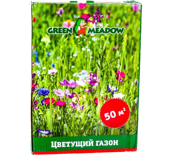 Семена газона GREEN MEADOW Цветущий мавританский газон 0.5 кг 4607160330884