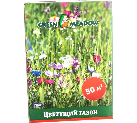 Семена газона GREEN MEADOW Цветущий мавританский газон 0.5 кг 4607160330884