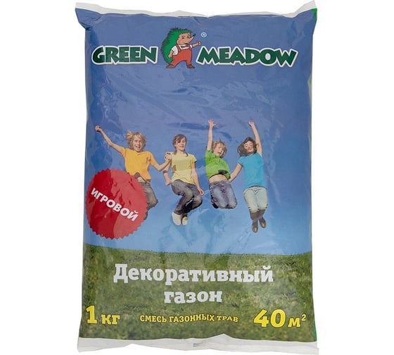 Семена газона GREEN MEADOW Игровой газон 1 кг 4607160330792