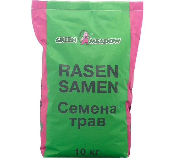 Семена газона GREEN MEADOW Декоративный газон для затемненных мест 10 кг 4607160330716