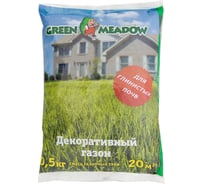 Семена газона GREEN MEADOW Декоративный газон для глинистых почв 0.5 кг 4607160331317