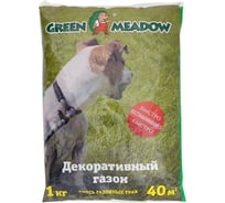 Семена газона GREEN MEADOW для восстановления и ремонта поврежденных участков на газоне 1 кг 4607160330662