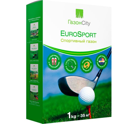 Семена газонной травы ГазонCity EuroSport 1 кг 202001 1