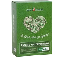 Семена газона GREEN MEADOW Газон с маргаритками Создай свой рисунок 1 кг 4607160332116