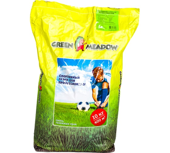 Семена GREEN MEADOW Спортивный газон для профессионалов 10 кг 4607160330747