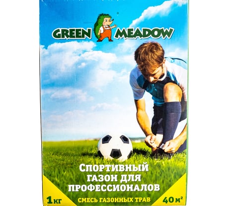 Семена газона GREEN MEADOW Спортивный газон для профессионалов 1 кг 4607160330761