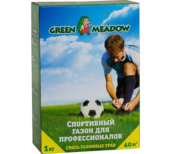 Семена газона GREEN MEADOW Спортивный газон для профессионалов 1 кг 4607160330761