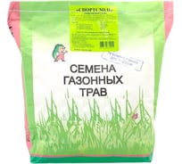 Семена газона Зеленый Ковер Спортсмен 2 кг для создания устойчивых к нагрузкам газонов 4607160330044