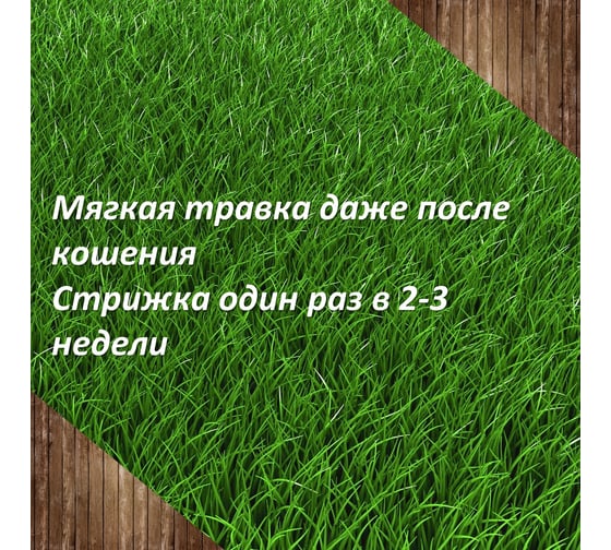 Семена газона ЛИЛИПУТ - газон для ленивых 0,5 кг, смесь семян медленнорастущих трав 4607160331379