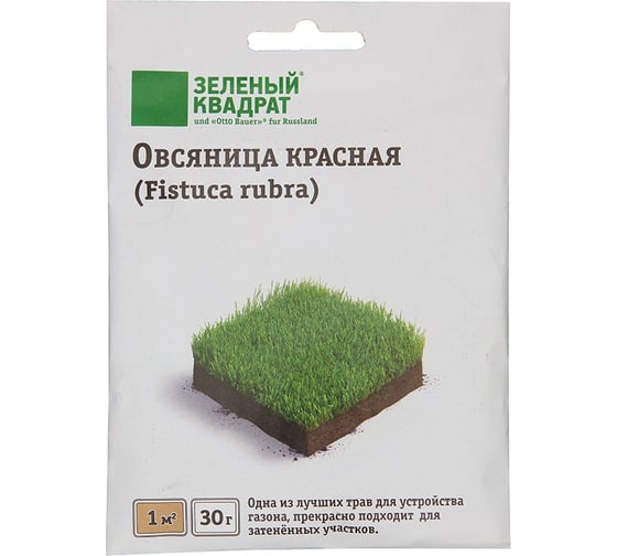 Семена Зеленый ковер Мaxima Овсяница красная 30 г 4607160332727 1