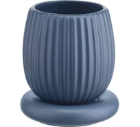 Цветочный горшок Tkano Edge темно-синего цвета, 1.2 л TK22-DEC-PT0004