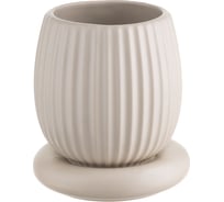 Цветочный горшок Tkano Edge кремового цвета, 1.2 л TK22-DEC-PT0002 32995932