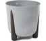 Кашпо пластик на ножках LAMELA Sp.z o. FRIDA ECO 211 recycled d21 см, h20 см, 5л серый бетон 070900 1