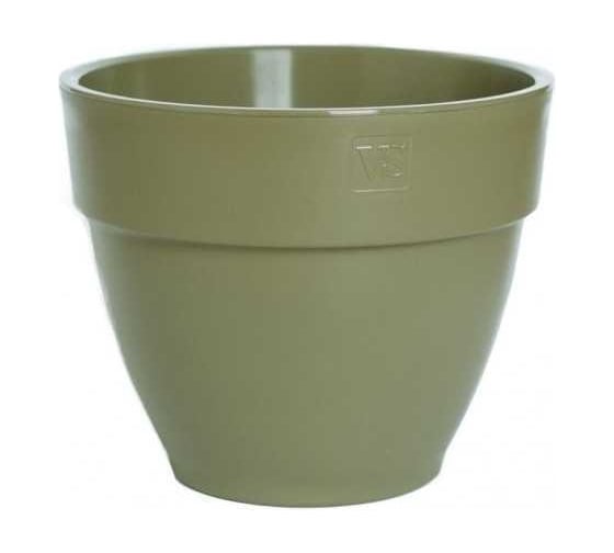 Горшок с дренажной системой Santino Лори VipSet 15.6 л, оливка AMV-15,6-14 1