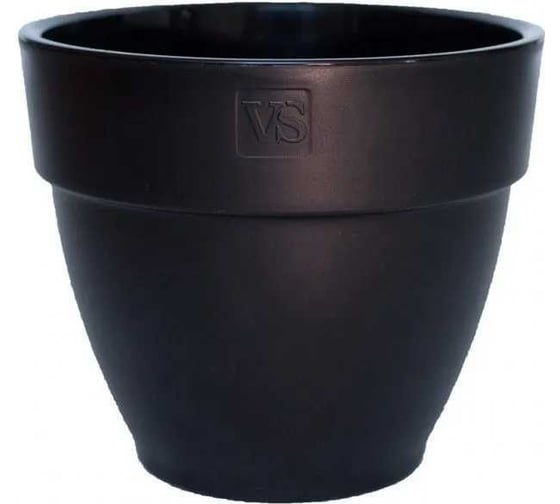 Горшок с дренажной системой Santino Лори VipSet 15.6 л, черный AMV-15,6-11 1