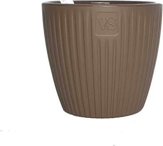 Горшок с дренажной системой Santino Эви VipSet 3 л, шоколад AME-3-04 1