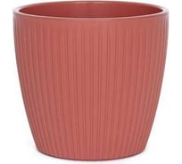 Горшок с дренажной системой Santino Эви VipSet 3 л, пудра AME-3-06