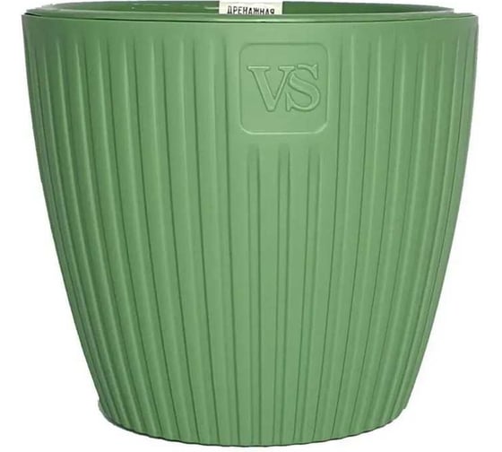 Горшок с дренажной системой Santino Эви VipSet 3 л, зеленый AME-3-08 1