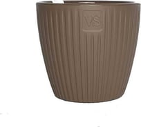 Горшок с дренажной системой Santino Эви VipSet 1.5 л, шоколад AME-1,5-04