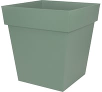 Цветочный горшок EDA TOSCANE, квадратный 49.5x49.5x52.5 см, объем 87 л. (полипропилен PP) 013648 V.LA
