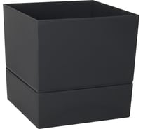 Цветочный горшок EDA AQUADUO квадратный 19.3x19.3 см. (4,5 литра), полипропилен (PP) 013396 G.ANT