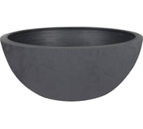 Цветочный горшок EDA BASALT'UP круглый, диаметр 29.5 см, объем 5.5 л. (Полипропилен PP) 013772 G.ANT