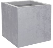 Цветочный горшок EDA BASALT'UP квадратный 29.5x29.5x29.5 см, объем 21 л. (Полипропилен PP) 013764 G.BT