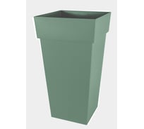 Цветочный горшок EDA TOSCANE квадратный 43.3x43.3x80 см, объем 98 л. (Полипропилен PP) 013639 V.LA