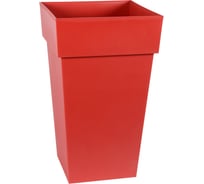 Цветочный горшок EDA TOSCANE квадратный 39x39x65 см, объем 62 л (полипропилен PP) 013635 R.RU