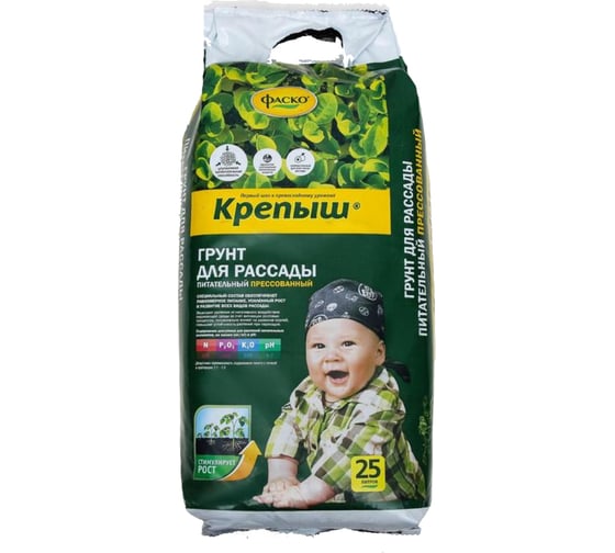 Грунт для рассады Фаско Крепыш 25 л Тп0101КРЕ04