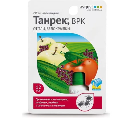 Средство от тли и белокрылки Avgust Танрек 12 мл A00161.1