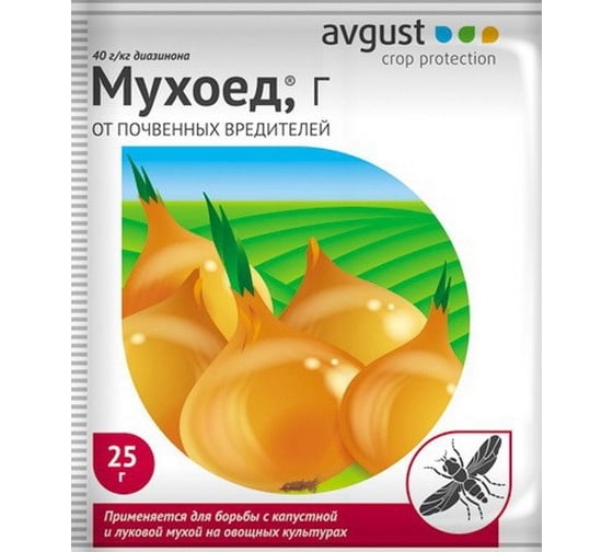 Гранулы от луковой мухи Avgust Мухоед, Г, 25 г A00060.3