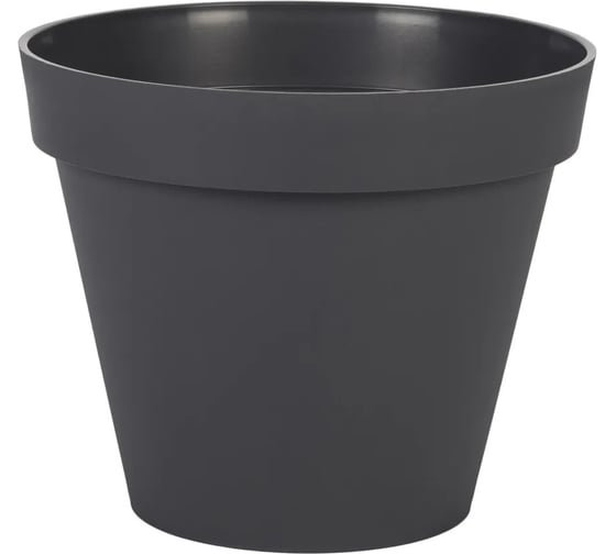 Горшок цветочный EDA TOSCANE, круглый, диам. 25 см, объем 6л, полипропилен PP 013612 G.ANT