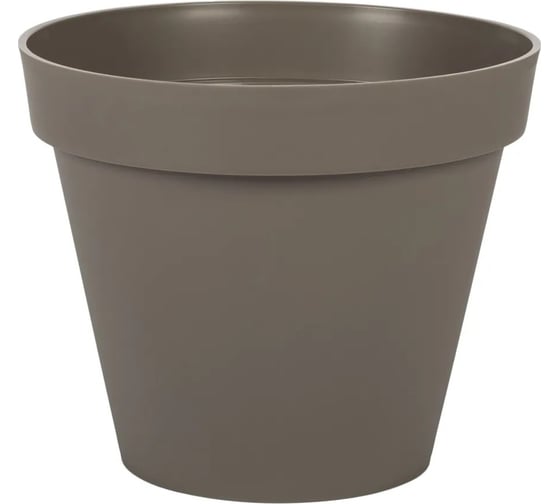 Горшок цветочный EDA TOSCANE, круглый, диам. 25 см, объем 6л, полипропилен PP 013612 BR.T