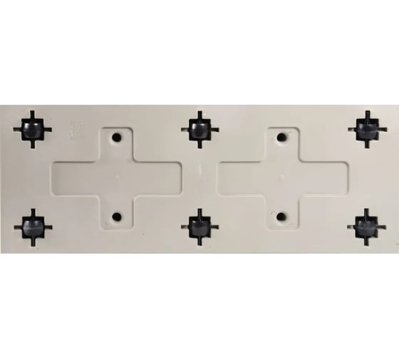 Горшок цветочный EDA TOSCANE, прямоугольный 79x35x39 см., объем 74л, 6 встроенных роликов для перемещения, полипропилен PP013633 G.ANT