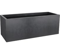 Горшок цветочный EDA BASALT'UP, прямоугольный 79,5x29,5x29,5 см, объем 57л, полипропилен PP 013763 G.ANT