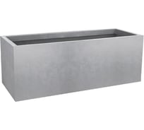 Горшок цветочный EDA BASALT'UP, прямоугольный, 79,5x29,5x29,5 см, объем 57л, полипропилен PP 013763 G.BT