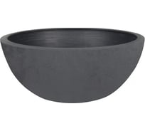 Горшок цветочный EDA BASALT'UP, круглый, диаметр 24,5 см, объем 3,3л, полипропилен PP 013771 G.ANT