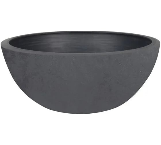 Горшок цветочный EDA BASALT'UP, круглый, диаметр 24,5 см, объем 3,3л, полипропилен PP 013771 G.ANT 1