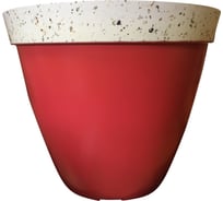 Горшок Репка H133p Прованс красный 15,6л 46561