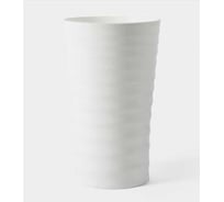 Кашпо Szemek X50 BRATEK PREMIUM d19 см, h32 см, белый 071376