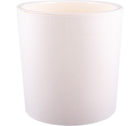 Горшок для цветов с дренажной вставкой Genius ПОЛИМЕРБЫТ 6.6л, d217, h215 мм, молочный 437660700