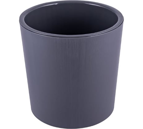 Горшок для цветов с дренажной вставкой Genius ПОЛИМЕРБЫТ 6.6 л, d217, h215 мм, серый 437660500
