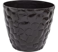 Кашпо IDEA КАМНИ D220мм 4,8л М 3174 коричневый ротанг