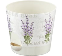 Кашпо IDEA НИКА ДЕКО D150мм, 1.6л, с прикорневым поливом, М 3077 лаванда