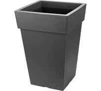 Кашпо IDEA ТУБУС 200x200 мм, 4,5л французcкий серый М 3177 французcкий серый